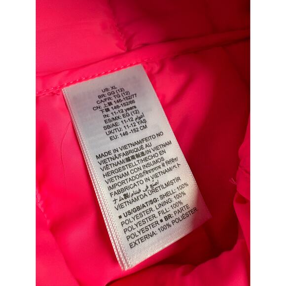 Girls' Rainbow Quilted Puffer Vest with Zip Closure Amazon Essential size XL - Picture 7 of 7